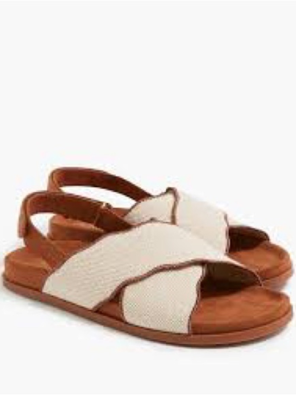 J Crew Scalloped Sandals